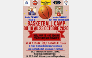 Basketball camp Octobre 2020