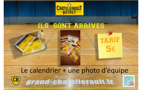 Le calendrier du club est arrivé
