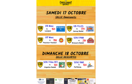 Matchs du 17 et 18 Octobre